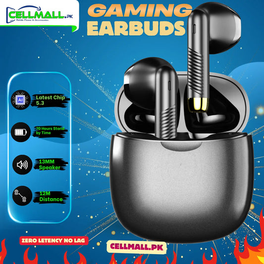 Cellmall C-055B Bluetooth Earbuds – Premium Hi-Fi Bass, 70h Standby, Best in Pakistan