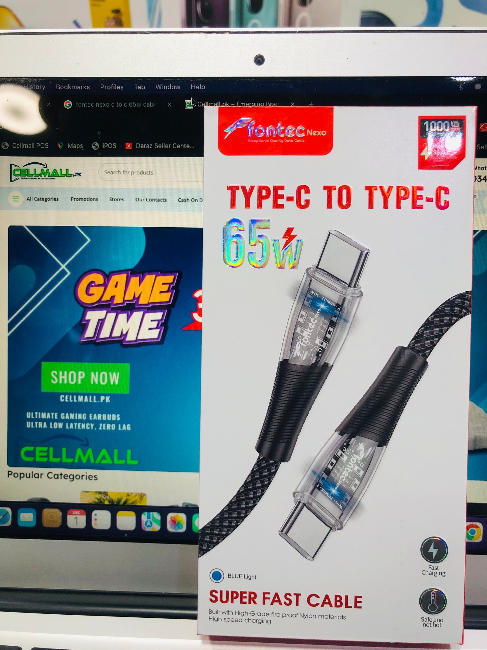 1764577313_IMG_5719-1.jpg Fontec Nexo Type-C To Type C 65w Super Fast Cable - Image 1