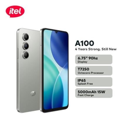 itel A100 12GB* RAM + 128GB Storage 5000mAh Long-Lasting Battery