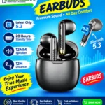 Cellmall TWS C-080 Wireless Earbuds – Bluetooth 5.3, Super Bass, Ergonomic Mini Earbuds with Mic